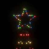 Albero di Natale a Cono Colorato 1400 LED 160x500 cm