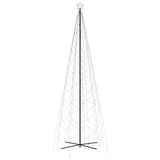 Albero di Natale a Cono Bianco Caldo 1400 LED 160x500 cm