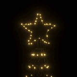 Albero di Natale a Cono Bianco Caldo 1400 LED 160x500 cm