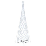 Albero di Natale a Cono Bianco Freddo 3000 LED 230x800 cm