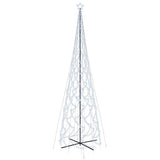 Albero di Natale a Cono Bianco Freddo 3000 LED 230x800 cm