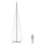 Albero di Natale a Cono Bianco Freddo 3000 LED 230x800 cm