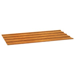 Pannelli per Tetti 12 pz Ruggine 80x44 cm in Acciaio Corten