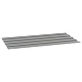 Pannelli per Tetti 12 pz Ruggine 80x44 cm in Acciaio Corten