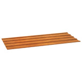 Pannelli per Tetti 12 pz Ruggine 100x44 cm in Acciaio Corten