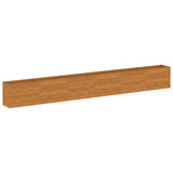 Letto Rialzato da Giardino 578x50x69 cm Acciaio Corten