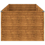 Fioriera Rialzata da Giardino 290x100x69 cm in Acciaio Corten