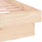 Giroletto con LED 140x200 cm in Legno Massello