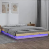 Giroletto con LED 140x200 cm in Legno Massello