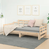Dormeuse Estraibile in Legno Massello di Pino 2x(80x200) cm