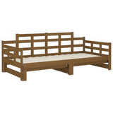 Dormeuse Estraibile Ambra Legno Massello di Pino 2x(90x190)cm