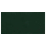Pannelli Murali 12 pz Verde Scuro 60x30 cm in Velluto 2,16 m
