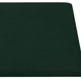 Pannelli Murali 12 pz Verde Scuro 60x30 cm in Velluto 2,16 m