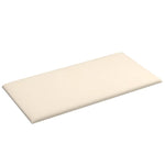 Pannelli Murali 12 pz Crema 60x30 cm Velluto 2,16 m