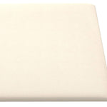 Pannelli Murali 12 pz Crema 60x30 cm Velluto 2,16 m