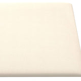 Pannelli Murali 12 pz Crema 60x30 cm Velluto 2,16 m
