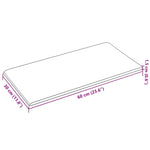 Pannelli Murali 12 pz Crema 60x30 cm Velluto 2,16 m