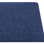 Pannelli Murali 12 pz Blu 90x15 cm Tessuto 1,62 m
