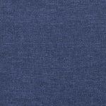 Pannelli Murali 12 pz Blu 90x15 cm Tessuto 1,62 m