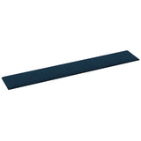 Pannelli Murali 12 pz Blu 90x15 cm Velluto 1,62 m