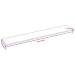 Pannelli Murali 12 pz Blu 90x15 cm Velluto 1,62 m