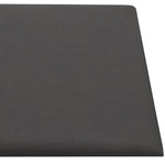 Pannelli Murali 12 pz Grigi 90x30 cm in Similpelle 3,24 m