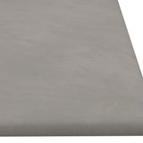 Pannelli Murali 12 pz Grigio Chiaro 90x30 cm Velluto 3,24 m