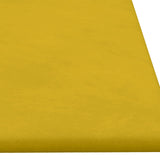 Testiera da Parete 12 pcs Giallo Velluto