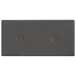 Pannelli Murali 12 pz Grigi 30x15 cm in Similpelle 0,54 m