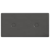 Pannelli Murali 12 pz Grigi 30x15 cm in Similpelle 0,54 m