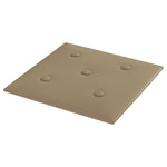 Pannelli Murali 12 pz Cappuccino 30x30 cm Similpelle 1,08 m