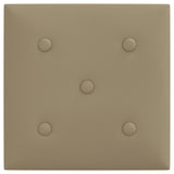 Pannelli Murali 12 pz Cappuccino 30x30 cm Similpelle 1,08 m