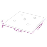 Pannelli Murali 12 pz Cappuccino 30x30 cm Similpelle 1,08 m
