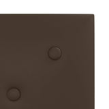 Pannelli Murali 12 pz Marroni 30x30 cm Similpelle 1,08 m
