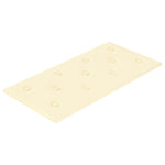 Pannelli Murali 12 pz Crema 60x30 cm Similpelle 2,16 m