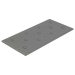 Pannelli Murali 12 pz Grigi 60x30 cm Similpelle 2,16 m