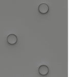 Pannelli Murali 12 pz Grigi 60x30 cm Similpelle 2,16 m
