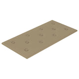 Pannelli Murali 12 pz Cappuccino 60x30 cm Similpelle 2,16 m