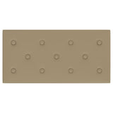 Pannelli Murali 12 pz Cappuccino 60x30 cm Similpelle 2,16 m