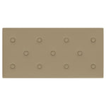 Pannelli Murali 12 pz Cappuccino 60x30 cm Similpelle 2,16 m