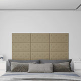 Pannelli Murali 12 pz Cappuccino 60x30 cm Similpelle 2,16 m