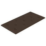 Pannelli Murali 12 pz Marroni 60x30 cm Similpelle 2,16 m