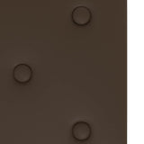 Pannelli Murali 12 pz Marroni 60x30 cm Similpelle 2,16 m