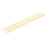Pannelli Murali 12 pz Crema 90x15 cm in Similpelle 1,62 m