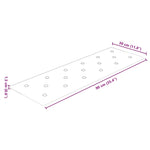 Pannelli Murali 12 pz Cappuccino 90x30 cm in Similpelle 3,24 m