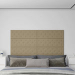 Pannelli Murali 12 pz Cappuccino 90x30 cm in Similpelle 3,24 m