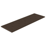 Pannelli Murali 12 pz Marroni 90x30 cm in Similpelle 3,24 m