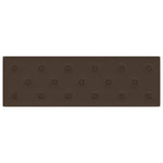 Pannelli Murali 12 pz Marroni 90x30 cm in Similpelle 3,24 m