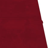 Pannelli Murali 12 pz Rosso Vino 60x15 cm Velluto 1,08 m