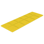 Pannelli Murali 12 pz Giallo chiaro 90x30 cm in Tessuto 3,24 m